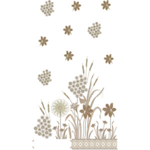 Elegant Floral Bottom Dress Embroidery Design