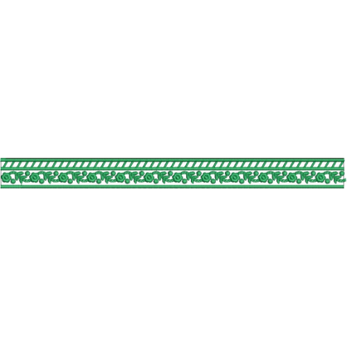 Elegant Petite Floral Decorative Trim Border Lace Embroidery Design