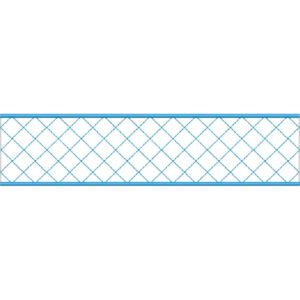 Elegant Diamond Lattice Decorative Border Lace Embroidery Design