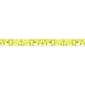 Elegant Ornamental Vine Scroll Decorative Border Lace Embroidery Design
