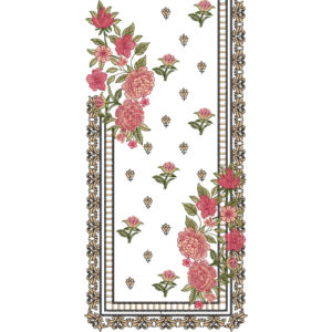 Beautiful Floral Neck Embroidery Design