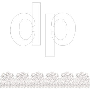 Delicate Scalloped Floral Lace Border Embroidery Design for Ethnic Wear