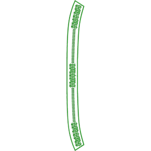 Simple Men’s Kurta Neck Embroidery Design with Floral Detail