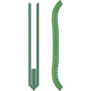 Elegant Men’s Kurta Neck Embroidery Design with Decorative Border