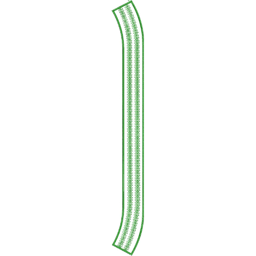 Simple Men’s Kurta Neck Embroidery Design with Fine Border