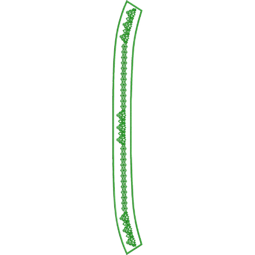 Elegant Men’s Kurta Neck Embroidery Design with Floral Detail