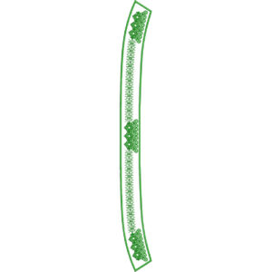 Elegant Men’s Kurta Neck Embroidery Design with Floral Motifs