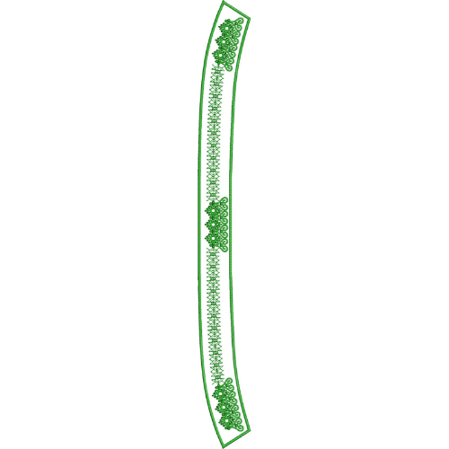 Elegant Men’s Kurta Neck Embroidery Design with Floral Motifs