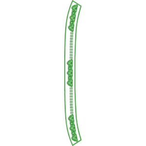 Elegant Men’s Kurta Neck Embroidery Design with Paisley Motifs