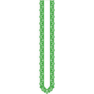 Elegant Men’s Kurta Neck Embroidery Design with Floral Border
