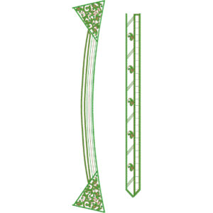 Elegant Men’s Kurta Neck Embroidery Design with Ornamental Border