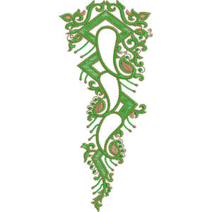 Royal Men’s Embroidery Design with Paisley and Floral Motifs